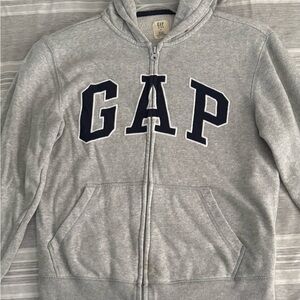 GAP Kids Light Gray Zip-Up Hoodie